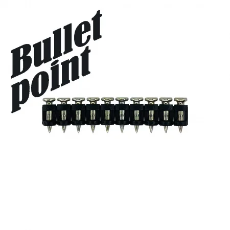 Гвозди усиленные по бетону  и металлу  CN EG bullet point 3.05х15 мм (1000 шт) Toua 30515stepEGBP