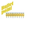 30519stepMGBP Гвозди усиленные по бетону и металлу  MG bullet point 3.05х19 мм (1000шт) Toua 
