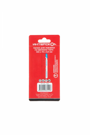 Пилки для лобзика по металлу T127D 100х75х3.0 (5шт) Интерскол 37175.100