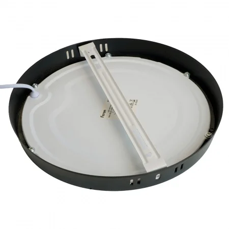 Светильник светодиодный ДПО-18w 4000K 1260Лм черный FERON AL504 51073