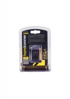 Рулетка с противоударным обрезиненным корпусом автостоп супермощный магнит 8м X 27мм Hanskonner HK2010-02-8-27