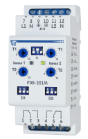 Реле времени двухканальное РЭВ-201М 7 программ Новатек-Электро 3425601201