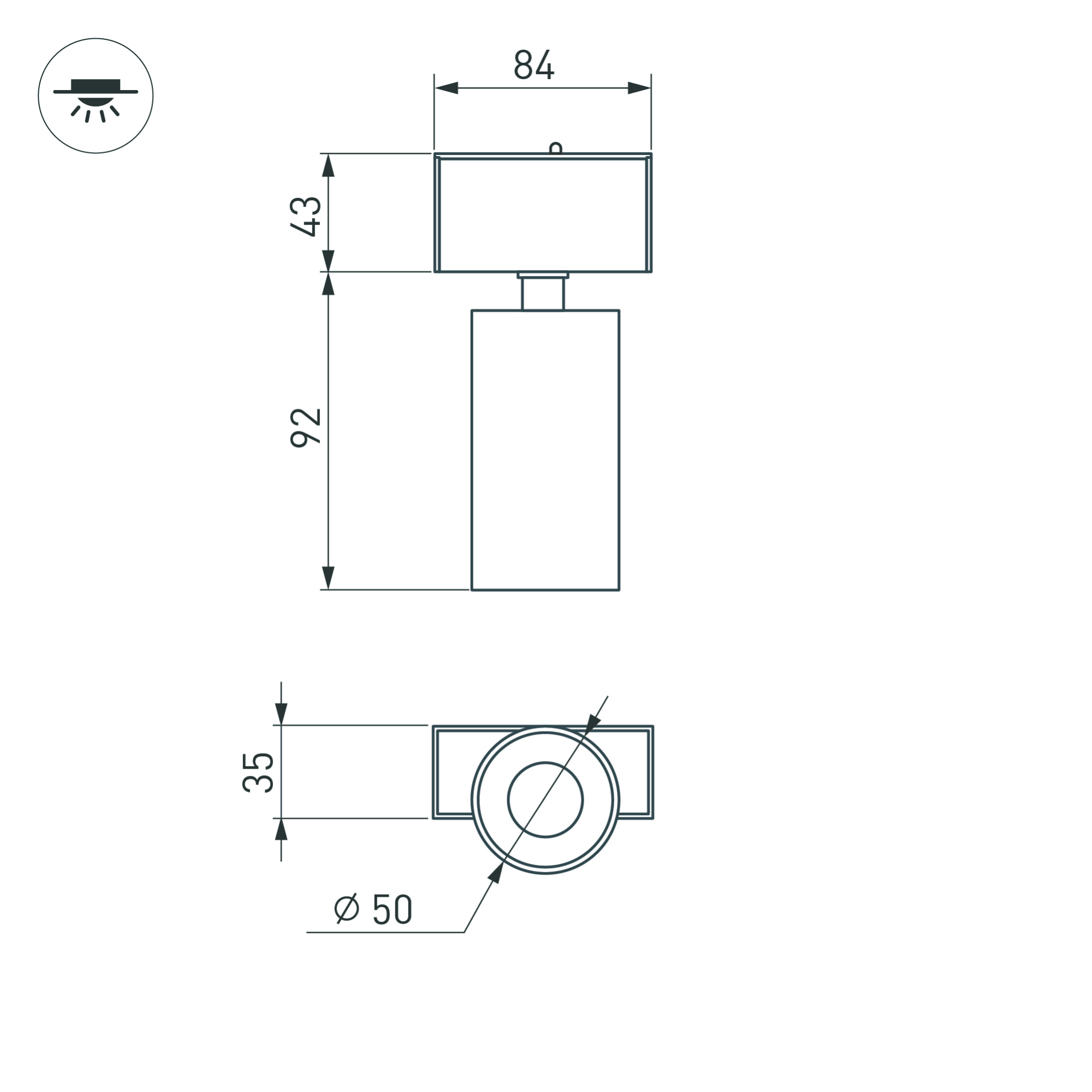 Светильник MAG-SPOT-45-R85-5W Warm3000 (WH, 20 deg, 24V) (IP20 металл, 3 года) Arlight 030653