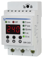 Ограничитель мощности ОМ-163 однофазный Новатек-Электро 4325604063