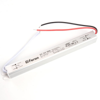 Драйвер светодиодный LED 18w 12v ультратонкий FERON LB001 48010