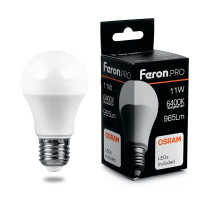 Лампа светодиодная LED 11вт Е27 дневной Feron.PRO FERON LB-1011 38031