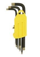 Набор шестигранных ключей с шариковым наконечником алмазное покрытие сталь S2 1.5-10'мм(1 комплект - 9шт) Sturm HK1045-04-9-L