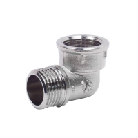 Угольник НВ 3/4' никелированный AQUALINK 02562