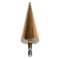 Сверло ступенчатое (14 ступеней)  4-30 мм Интерскол 0308 043