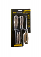 Набор отверток с комбинированной ручкой из стали S2 (1 комплект - 4 шт.) Sturm HK1040-19-4