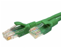 Патч-корд U/UTP Cat.5e 4x2х26AWG (7x0.16mm) Cu PVC зеленый 2м SUPRLAN 10-0118