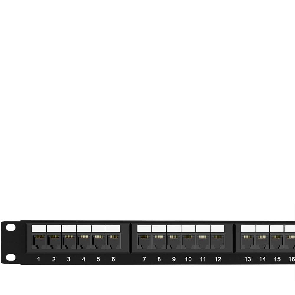 Патч-панель коммутационная 19' (1U). 24 порта RJ-45. категория 5e. Dual IDC. неэкранированная SYSMATRIX 5PP2402U106