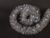 Гирлянда новогодняя светодиодная NGF-D043-02 мишура белая Navigator Group 95042 30613