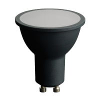 Лампа светодиодная LED 8вт 230в GU10 теплый черный корпус Feron.PRO FERON LB-1608 48958