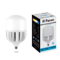 Лампа светодиодная LED 100вт Е27/Е40 дневной FERON LB-65 25827