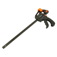 Струбцина быстрозажимная зев 30см глубина 7см надежная фиксация Sturm 1078-04-30