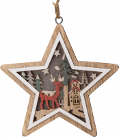 Гирлянда новогодняя светодиодная NGF-D045-05 игрушка звездочка Navigator Group 95054 30658