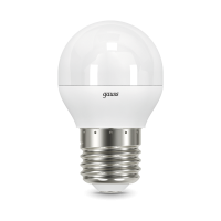 Лампа светодиодная LED 7 Вт 550 лм 4100К AC150-265В E27 шар P45 нейтральный шаговое диммирование выключателем Black