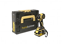 Винтоверт ударный бесщеточный 18В 1BatterySystem 280Нм 1/4' 1х4Ач кейс Hanskonner HCD20280BLC