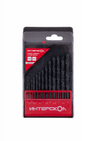 Набор сверел по металлу из быстрорежущей стали HSS-R 13 шт Интерскол 18201.013