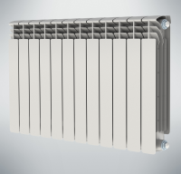 Радиатор биметаллический секционный 500/100/12 боковое подключение