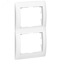 Galea Life Рамка 2 поста вертикальная white Legrand 771006