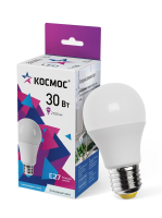 Лампа светодиодная LED 30Вт 220В Е27 D70х136 6500К холодный A70 Космос LkecLED30wA70E2765