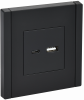 FORTE&PIANO Розетка USB A+C 3.1А FP150 черный IEK FP-U22-D31-K02