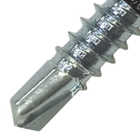 Саморез кровельный 4.8х19 по металлу сверло №2 шайба d=14мм с EPDM прокладкой оцинкованный Руфкомплект 310437