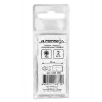 "Бита ""Pozidriv"" РZ2 25 мм (2шт)" Интерскол 0400.002