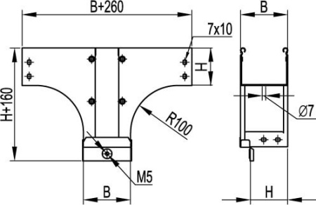 Пластина соединительная GTO H80 DKC 37303R