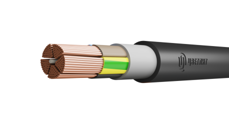 Кабель силовой ППГнг(A)-HF 5х95 (N.PE)-1 многопроволочный Цветлит КЗ 00-00138568