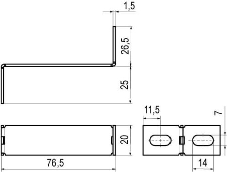 Коробка установочная 70х57мм в бетон DKC 59380