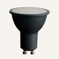 Лампа светодиодная LED 8вт 230в GU10 теплый черный корпус Feron.PRO FERON LB-1608 48958