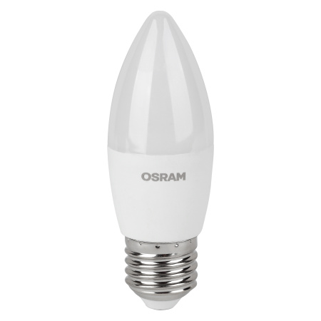 Лампа светодиодная LED 7 Вт E27 4000К 560Лм свеча 220 В (замена 60Вт) OSRAM LEDVANCE 4058075579477