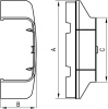 Угол плоский Г-образный APM 25x17 In-liner DKC 00415