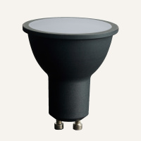 Лампа светодиодная LED 8вт 230в GU10 белый черный корпус Feron.PRO FERON LB-1608 48959