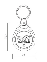 Ключ бесконтактный RF2.1 Vizit 208525