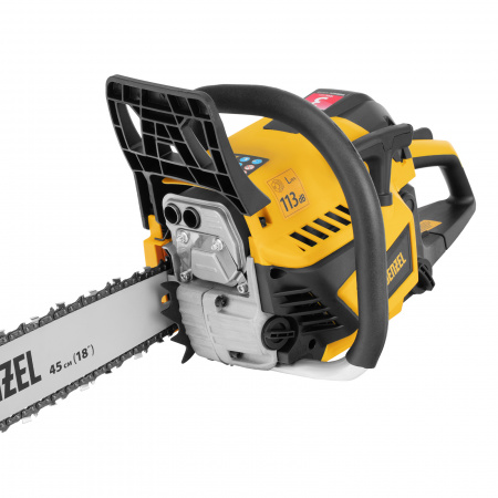 Пила цепная бензиновая DS-5218, шина 45 см, 52см3, 3 л.с., шаг 0.325. паз 1.5 мм, 72 зв Denzel 95237