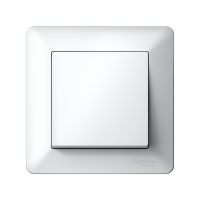 ATLASDESIGN AIR 1-постовая РАМКА, БЕЛЫЙ/дымчатый белый Systeme Electric ATN220101