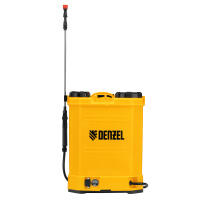 Опрыскиватель ранцевый аккумуляторный D-16LA, 16 л, 12 В, 8 Ач Denzel 64789