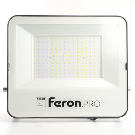 Прожектор светодиодный ДО-150w 6400К 15000Лм IP65 черный Feron.PRO FERON LL-1000 41542