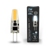 Лампа светодиодная LED 2 Вт 200 лм 4100К капсула нейтральный G4 AC 220В силиконовая Black Gauss GAUSS 107707202