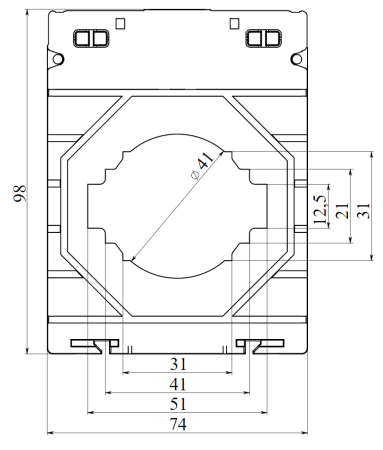 Канал напольный СSP-F 75х17 черный