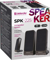 Колонки 2.0 SPK-225 4 Вт, питание от USB Defender 65220