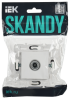 SKANDY Розетка TV оконечная SK-A12W арктический белый IEK SK-A10-O-K01