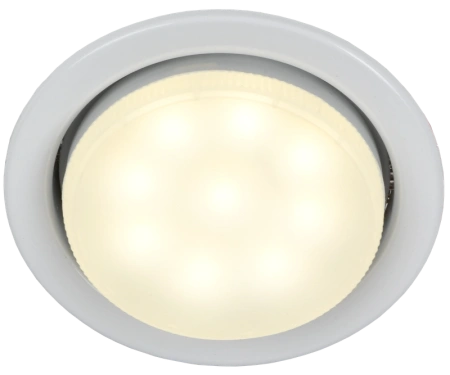 LIGHTING Светильник 4114 встраиваемый под лампу GX53 белый IEK LUVB0-GX53-1-K01