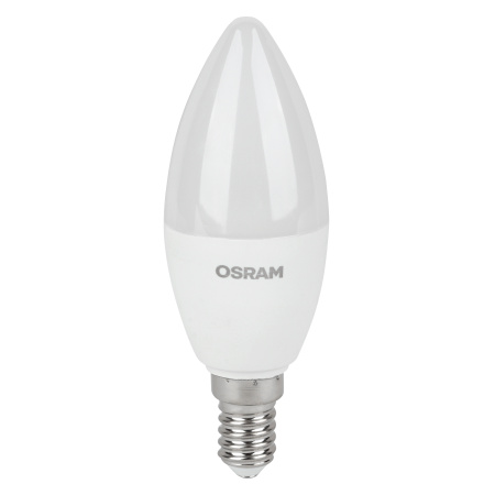 Лампа светодиодная LED 7 Вт E14 4000К 560Лм свеча 220 В (замена 60Вт) OSRAM LEDVANCE 4058075578944