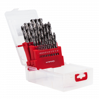 Набор сверел по металлу из быстрорежущей стали HSS-G 25 шт Интерскол 18101.025