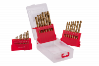 Набор сверел по металлу из быстрорежущей стали HSS-TiN 25 шт Интерскол 18301.025